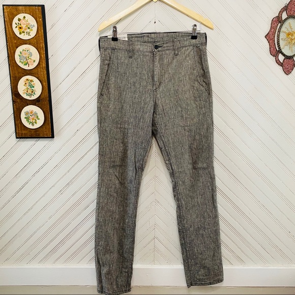 Levi's Other - Levi’s Linen Blend Chambray Gray Trousers
